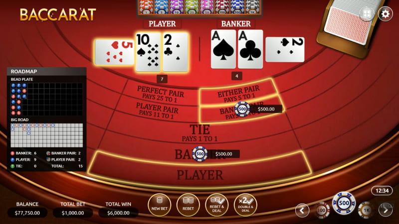 Baccarat là trò chơi nổi tiếng tại sòng bài BJ88